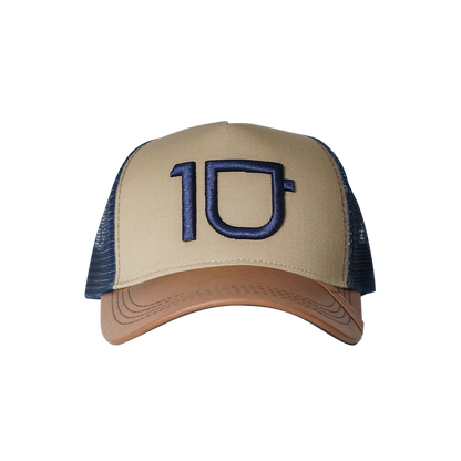 Blue and beige cap by 10  Coffee