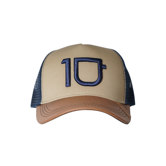 Blue and beige cap by 10  Coffee