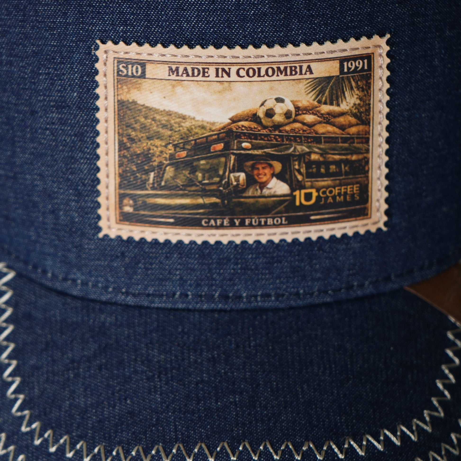 Gorra 10 Gold Retro Jean by James Rodríguez