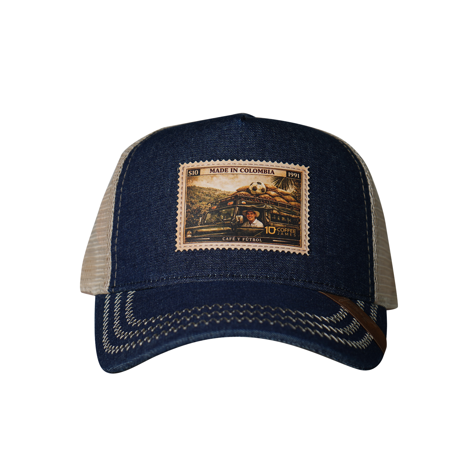 Gorra 10 Gold Retro Jean by James Rodríguez