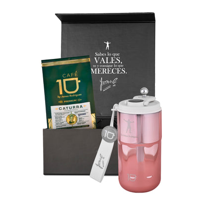 Caja Regalo 10 Gold Coffee –  Termo y café de especialidad caturra